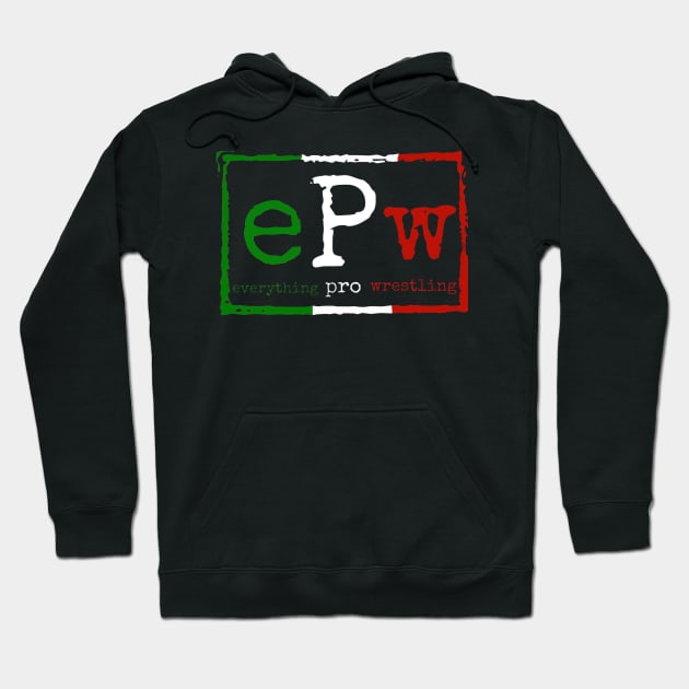 EPW Boxed Red, White, and Green Logo Hoodie by EPW